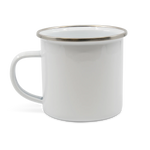 Kelvedon 340ml Full Colour Enamel Mug White