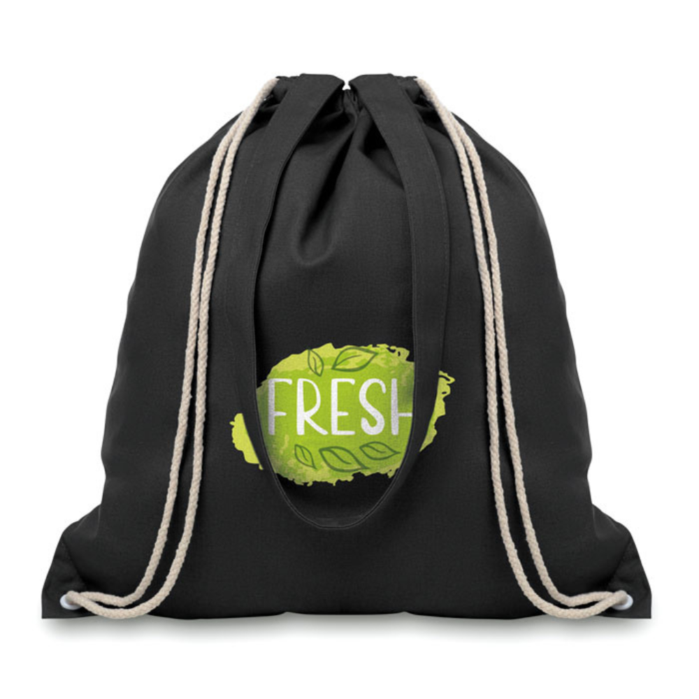 Branded 220gr/m² canvas 2 function bag