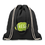 Branded 220gr/m² canvas 2 function bag
