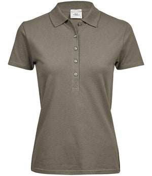 Tee Jays Ladies Luxury Stretch Polo Shirt Clay