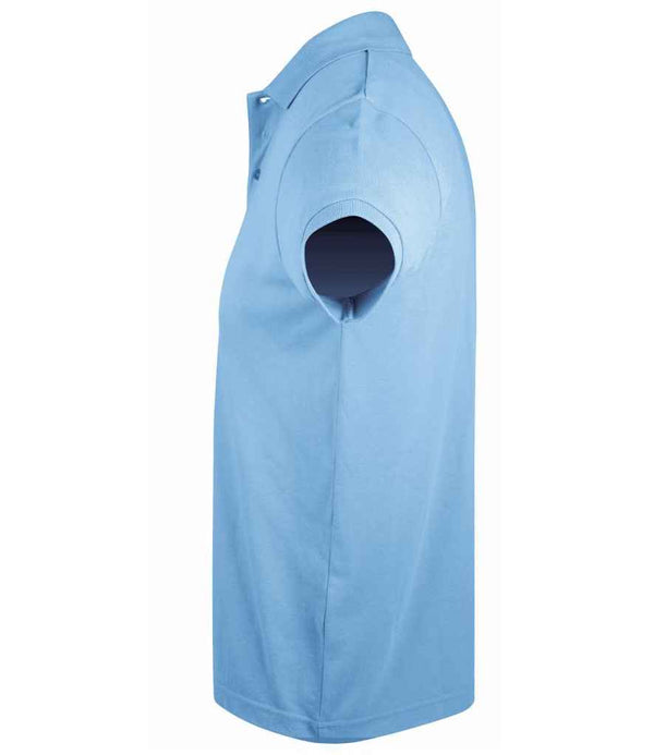 SOL'S Prime Poly/Cotton Piqué Polo Shirt Sky Blue