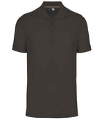 WK Designed to Work Anti-Bacterial Piqué Polo Shirt Dark Grey