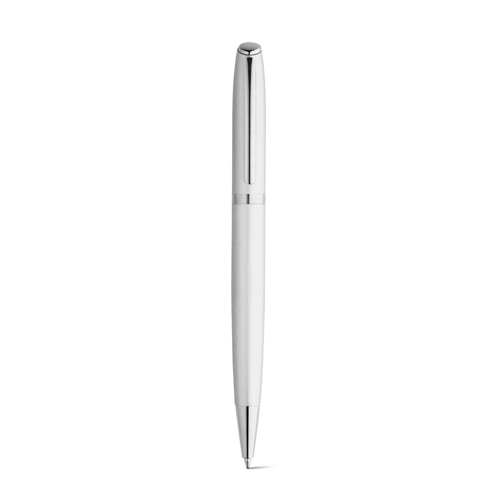 RE-LANDO-SET. Roller and ball pen set with 100% recycled aluminium body