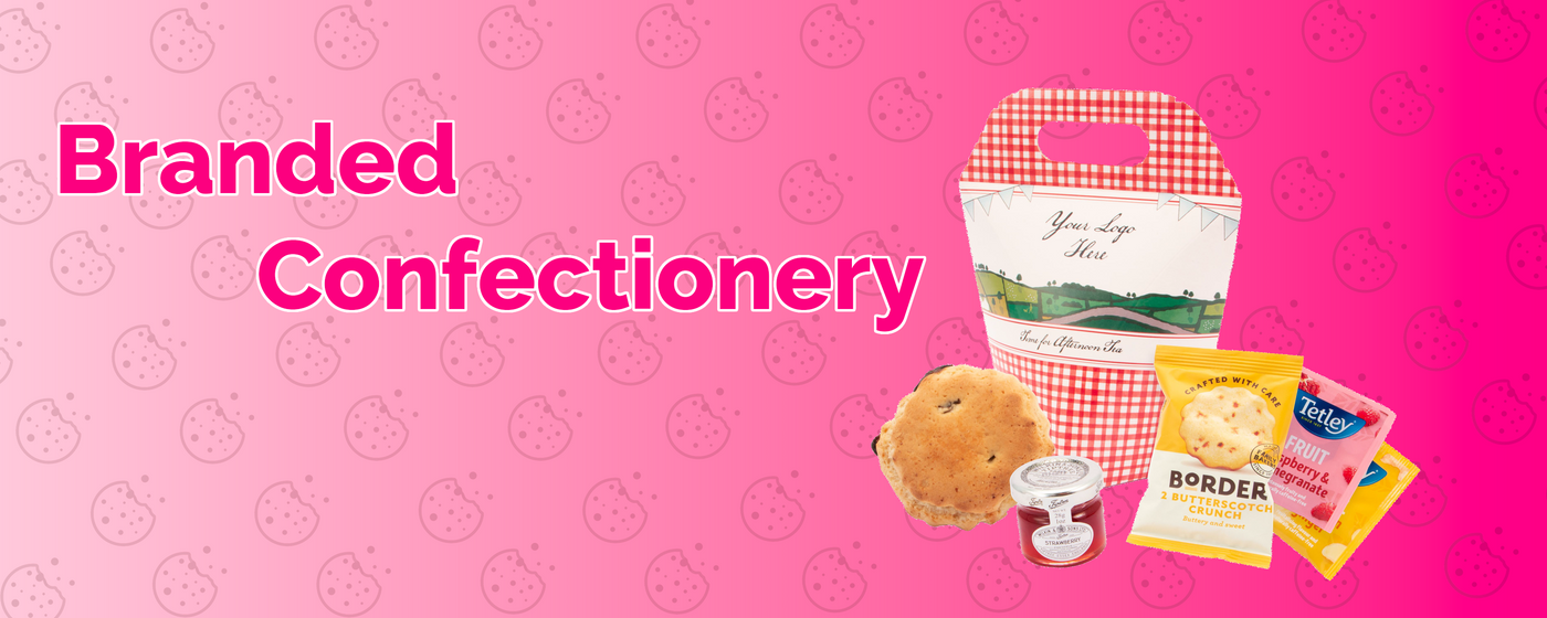 The Totally Branded Promotional Merchandise Confectionery range.