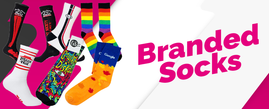 branded socks