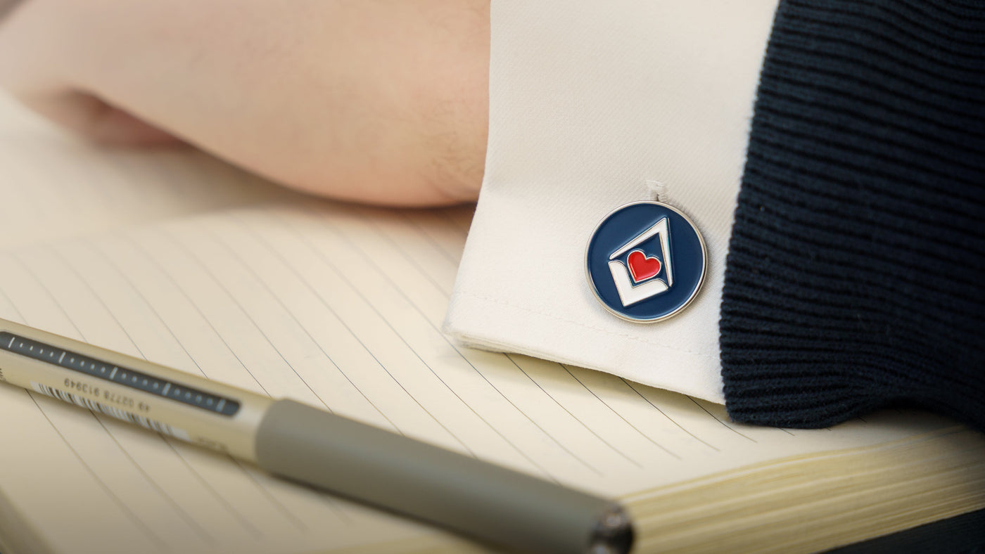 Branded cufflinks