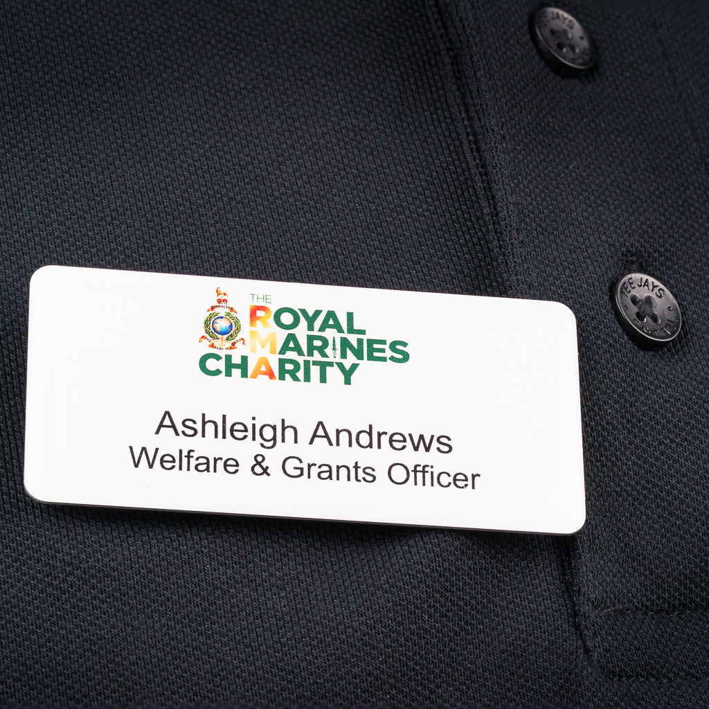Personalised name badges