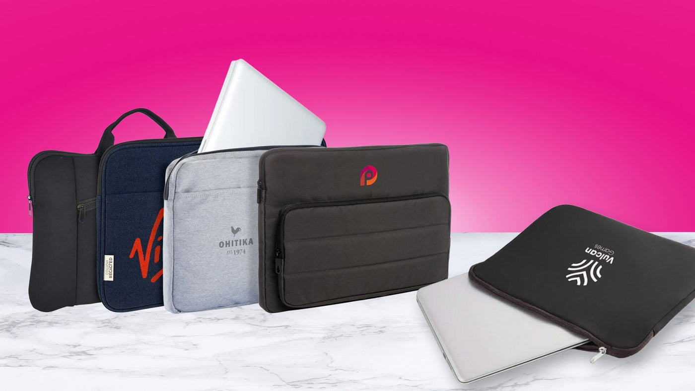 Branded laptop sleeves