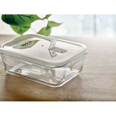 Branded Glass lunchbox & PP lid 900ml