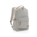Branded Impact AWARE™ 16 oz. recycled canvas backpack