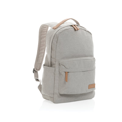 Branded Impact AWARE™ 16 oz. recycled canvas backpack