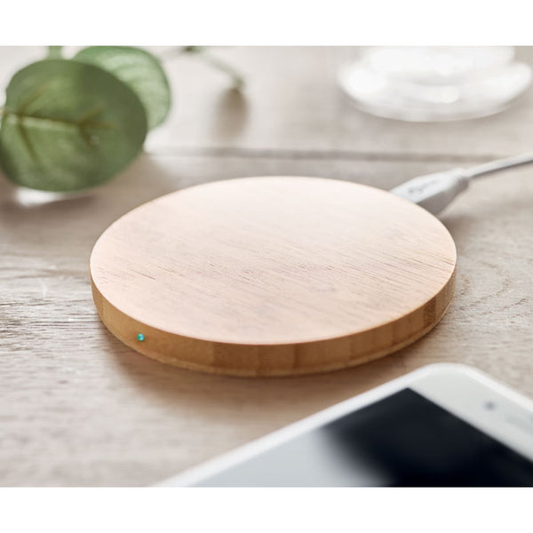 Wireless charger bamboo 10W