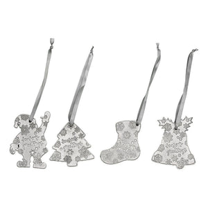 Stocking Premium Zinc Alloy Tree Decoration (UK Stock)