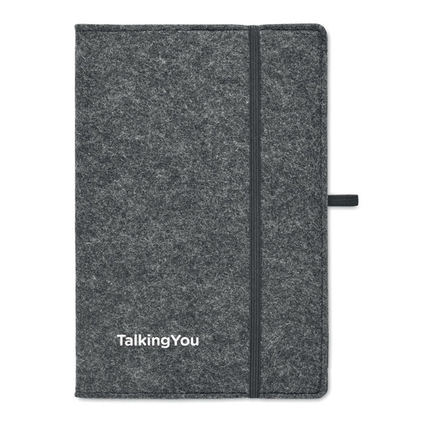 A5 notebook RPET felt