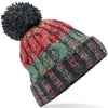 Branded Beechfield Corkscrew Pom Pom Beanie