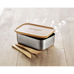 Branded Stainless steel lunchbox 600ml
