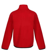 Regatta Kids Full Zip Micro Fleece Jacket Classic Red/Black