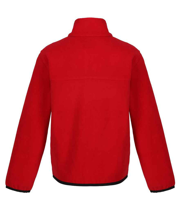 Regatta Kids Full Zip Micro Fleece Jacket Classic Red/Black