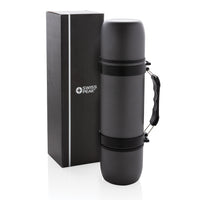 Vacuum flask with 2 cups