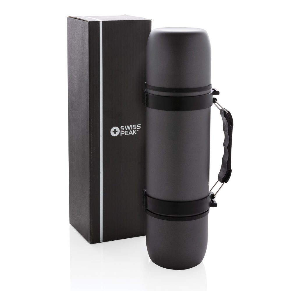 Branded Vacuum flask with 2 cups
