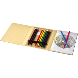 Pablo colouring set with drawing paper | Branded Colouring Set