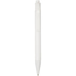 Terra corn plastic ballpoint pen in white