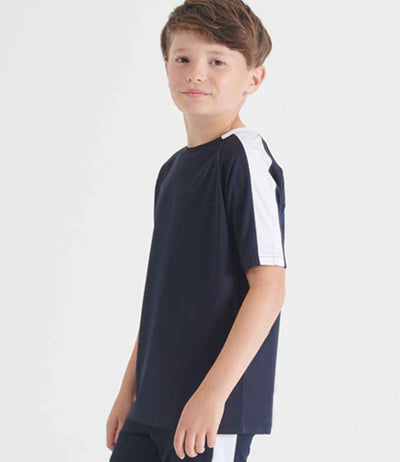 Finden + Hales Kids Team T-Shirt Navy/White