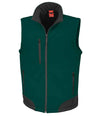 Result Soft Shell Bodywarmer Bottle Green/Black