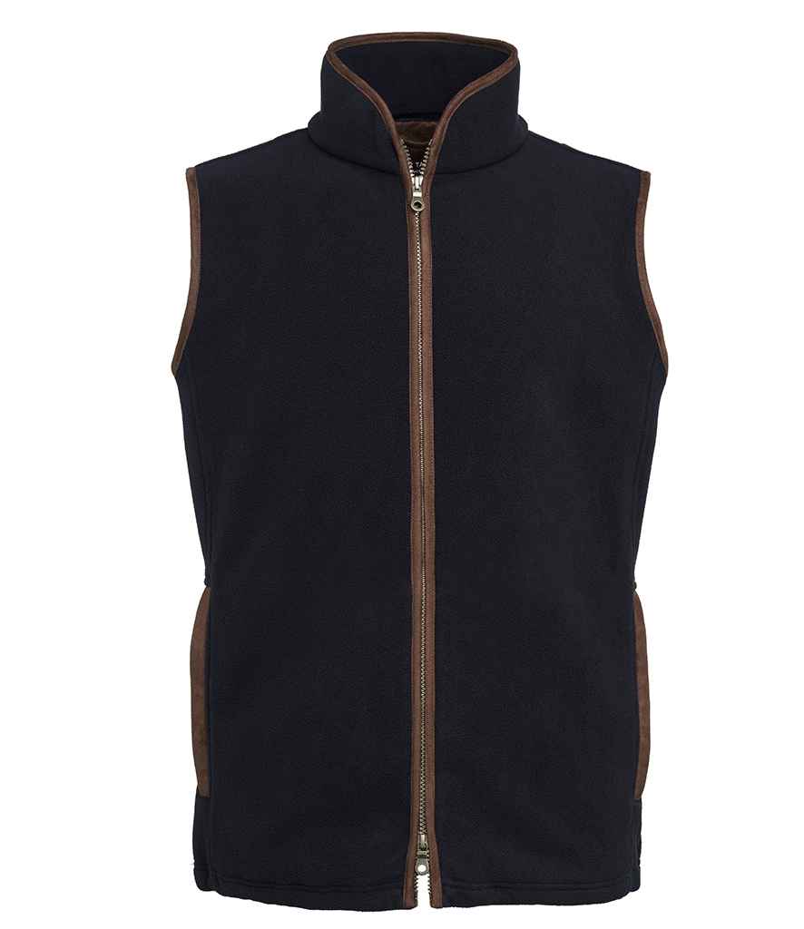 Brook Taverner Unisex Cincinatti Fleece Gilet Gunmetal