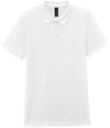 Gildan Ladies SoftStyle® Double Piqué Polo Shirt White