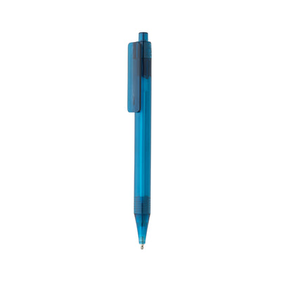 Branded GRS RPET X8 transparent pen