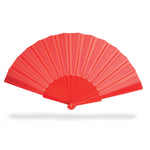 Branded Manual hand fan with plastic handle