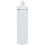 Branded Alice Double Wall Stainless Steel Bottle, with mouthpiece and straw