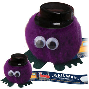 Logobugs Wearing Hats Train Driver Hatter