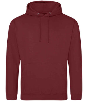 AWDis College Hoodie Red Hot Chilli