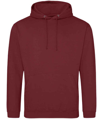 AWDis College Hoodie Red Hot Chilli