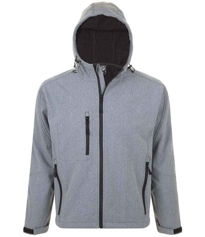 Branded SOL'S Replay Hooded Soft Shell Jacket