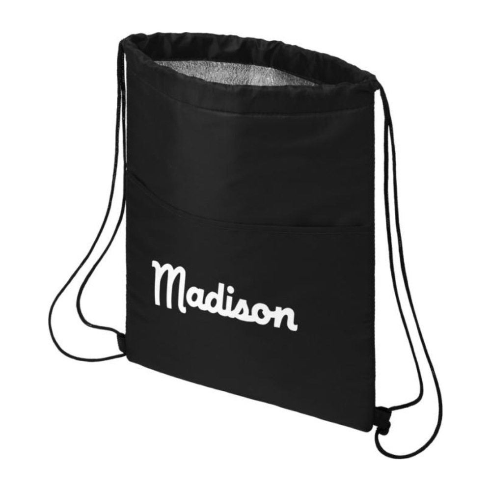 Branded Oriole 12-can drawstring cooler bag 5L