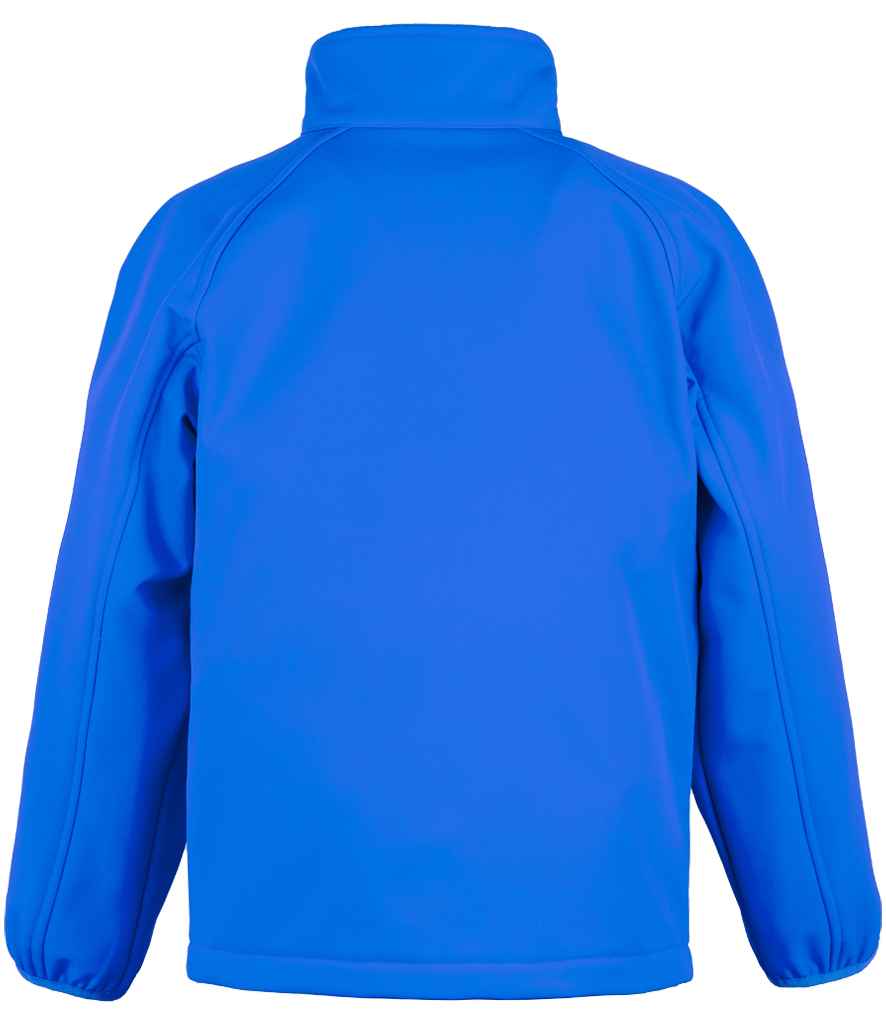 Result Genuine Recycled Kids Two Layer Printable Soft Shell Jacket Royal Blue