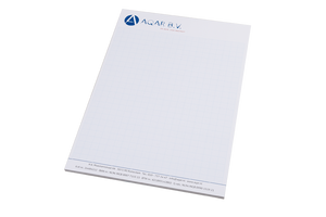A4 Notepad with Wrapover Front Cover