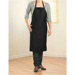 Kitchen apron in cotton Black