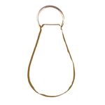 Pear Shaped Keyfob with Dome