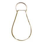 Branded Pear Shaped Keyfob with Dome
