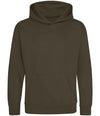 AWDis Kids Hoodie Olive Green