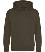 AWDis Kids Hoodie Olive Green