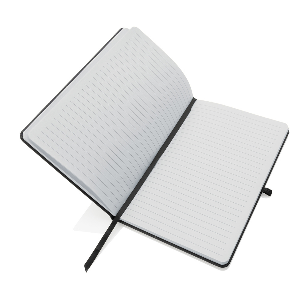 Branded Recycled leather hardcover notebook A5