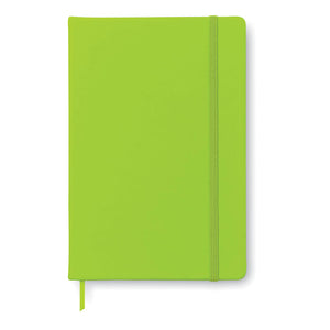 A5 notebook 96 plain sheets Lime