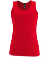 SOL'S Ladies Sporty Performance Tank Top Red