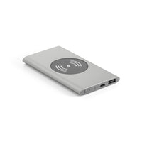 CASSINI. Aluminium portable battery and wireless charger 4'000 mAh