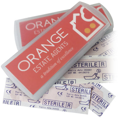A Handy Re-Usable Bandage Box Containing 10 Sterile Plasters